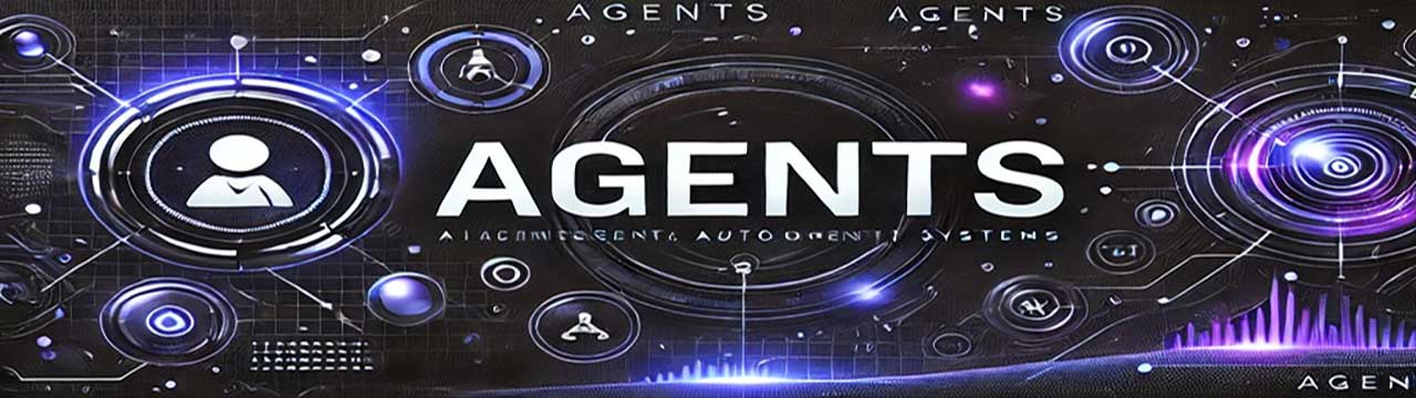 Follow me to meet my agents - Psychedelic banner with anime character